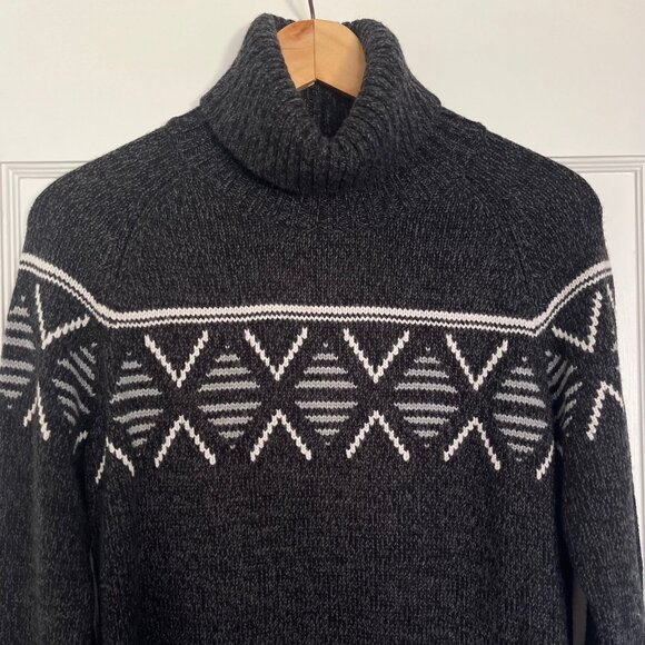 NWOT Icebreaker Fair Isle Merino Turtleneck | Size Medium - Picture 2 of 10
